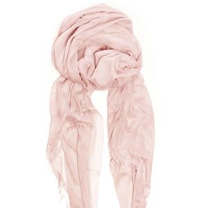 EUC Joe's Jeans Gauzy Pink Scarf